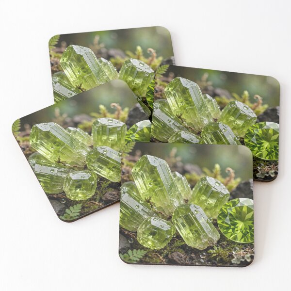 Item preview, Beautiful Peridot — Bright Lime Green Crystals designed and sold by Stevercortinas.