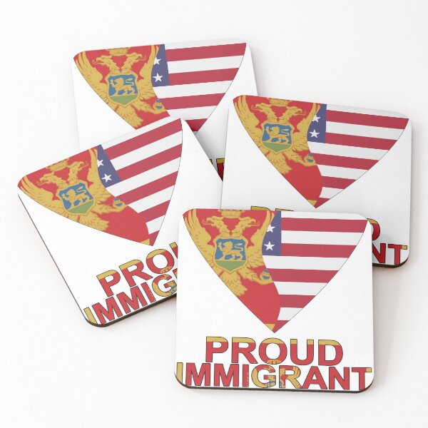 Item preview, Proud Immigrant From Montenegro designed and sold by TheIconSmith.