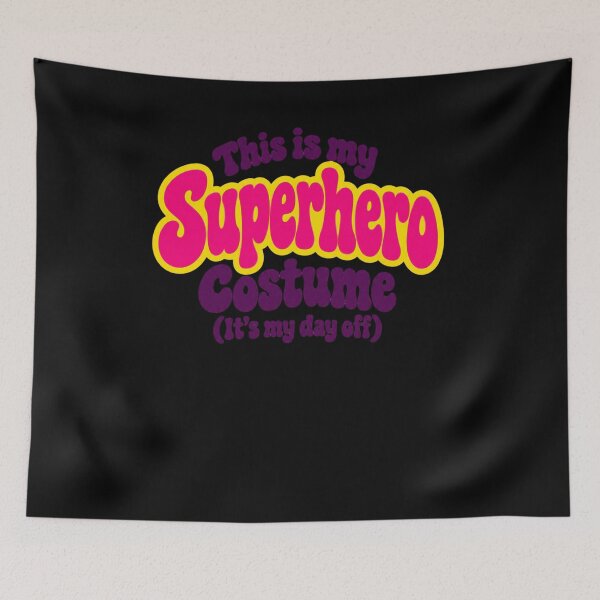 Item preview, My Superhero Costume Day Off Funny Halloween designed and sold by BearLoveDesign.