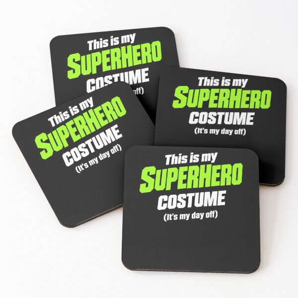 Item preview, Funny Superhero Costume Day Off Halloween Tee designed and sold by BearLoveDesign.
