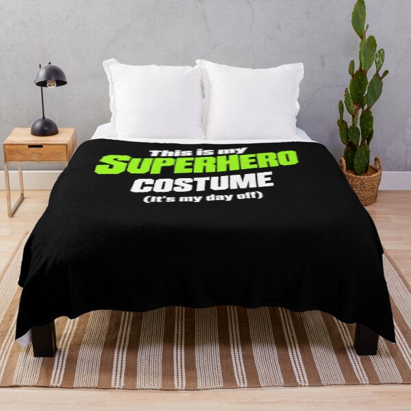 Item preview, Funny Superhero Costume Day Off Halloween Tee designed and sold by BearLoveDesign.