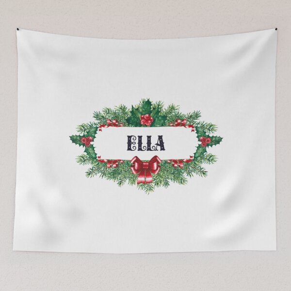 Item preview, Ella Funny & Cool Personalized Christmas Name – Custom Holiday Gift for Girls and Women designed and sold by Oussinc.