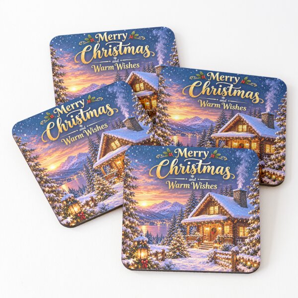 Item preview, Merry Christmas Cozy Snowy Cabin designed and sold by PrintBreeze.