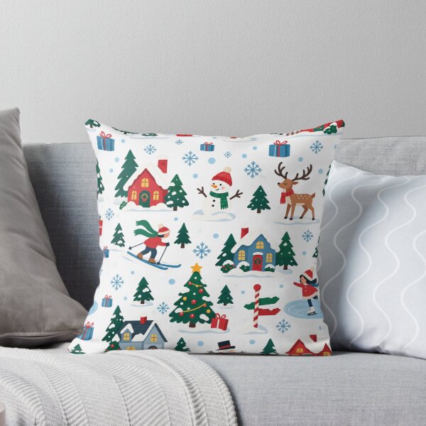 Item preview, Cute Christmas Village designed and sold by PatternXOXO.
