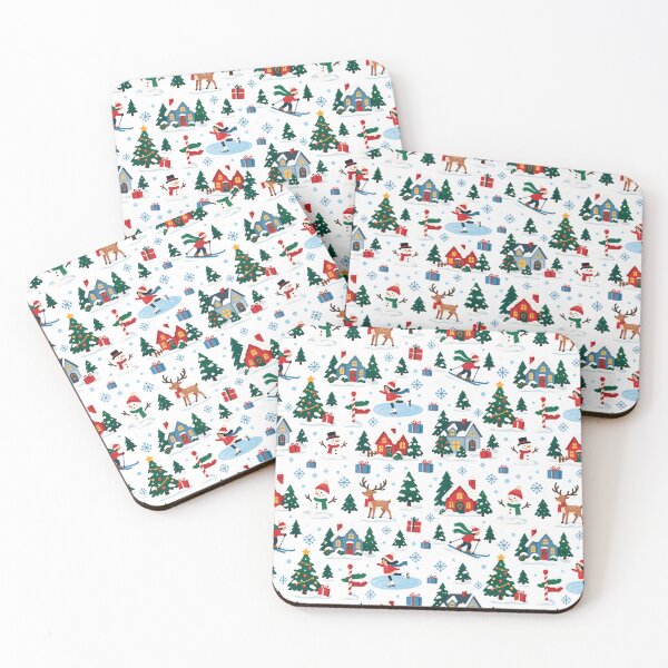 Item preview, Cute Christmas Village designed and sold by PatternXOXO.