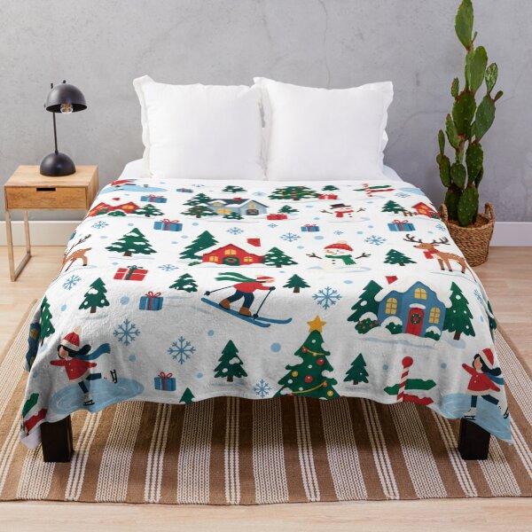 Item preview, Cute Christmas Village designed and sold by PatternXOXO.