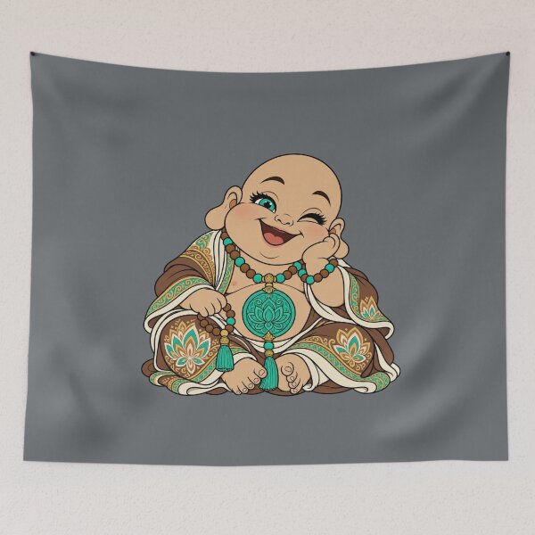Item preview, Cute Baby Laughing Buddha  designed and sold by Aimetoi.