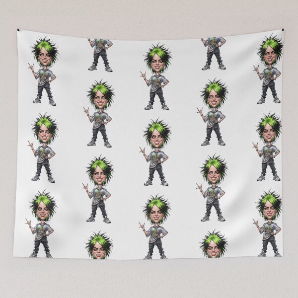 Item preview, Funny Caricature of Billie Eilish designed and sold by vectorlove.