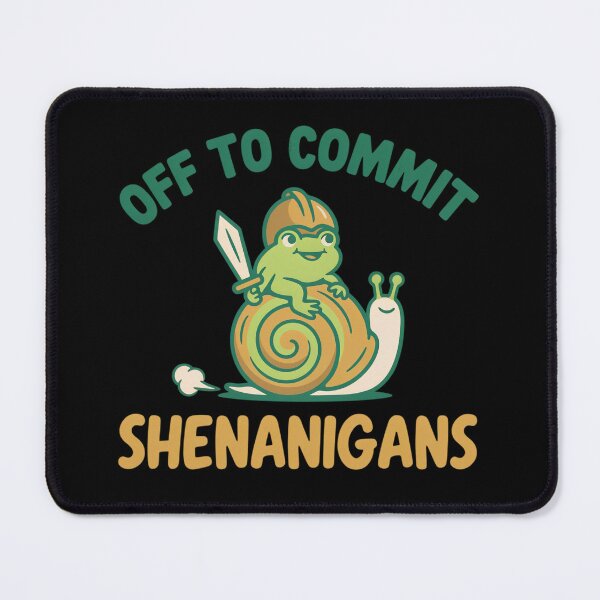 Item preview, Off to Commit Shenanigans Frog designed and sold by Millsoft.