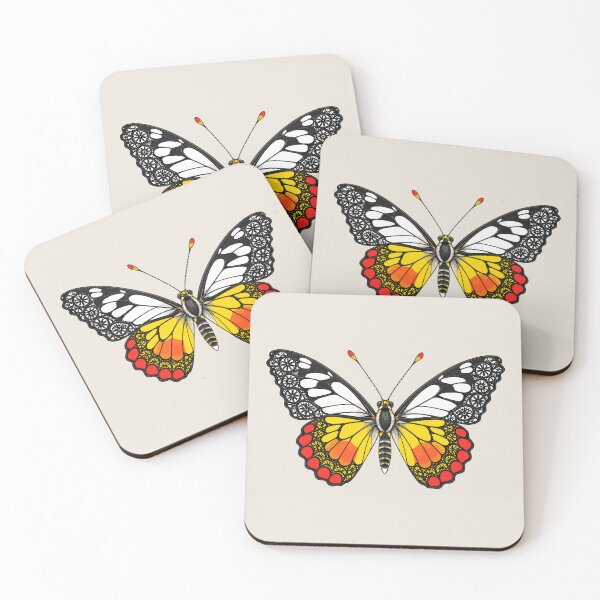 Item preview, Laced Painted Jezebel butterfly designed and sold by etherElric.