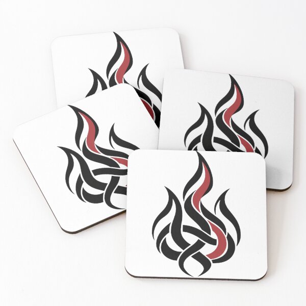 Item preview, Tribal Flame Knot Symbol Abstract Gothic Emblem designed and sold by rigelcreation.