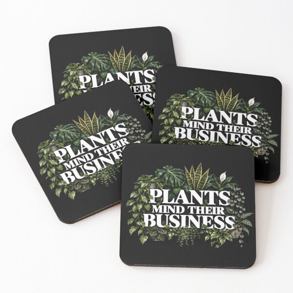 Item preview, Plants mind their business designed and sold by RetroPlus.