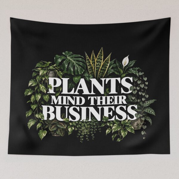 Item preview, Plants mind their business designed and sold by RetroPlus.
