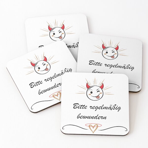 Item preview, Cheeky devil smiley with heart and halo designed and sold by sannimoe.