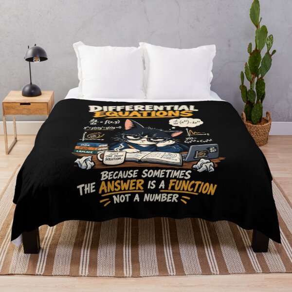 Item preview, Differential Equations - Cat Math Humor designed and sold by SidTastic .