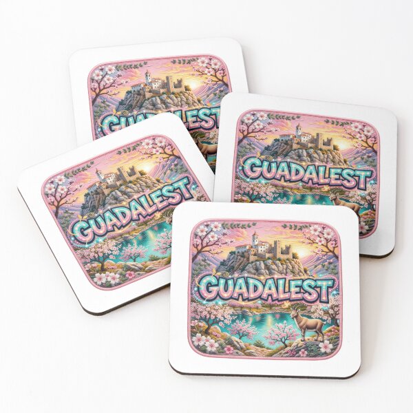 Item preview, Guadalest Spain Alicante Castle Village Reservoir Magic Embroidered Tapestry Sticker designed and sold by Imaginarium of Chaos falcon88 .