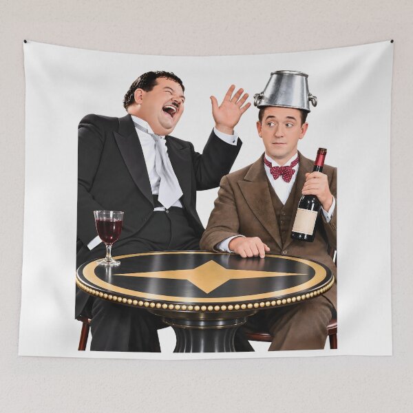 Item preview, Laurel and Hardy – Classic Comedy Ice Bucket Mishap – Vintage Hollywood Humour designed and sold by OliDesigns.