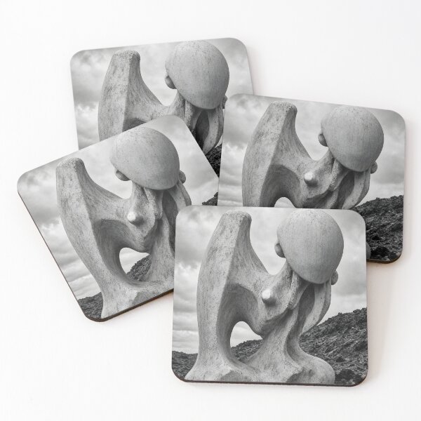 Item preview, Oval Head Stone Monument on a Volcanic Hill designed and sold by bfunky-visuals.