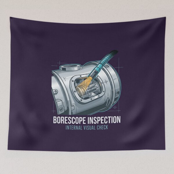 Item preview, Borescope Inspection Internal Visual Check Engineering Design designed and sold by Amr Darwish Graphic designer.
