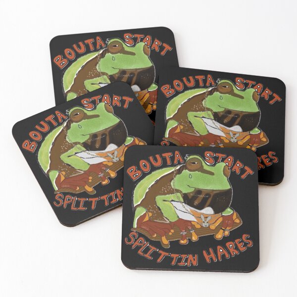 Item preview, Splittin' Hares Frog designed and sold by ATOUCHOFROACH.