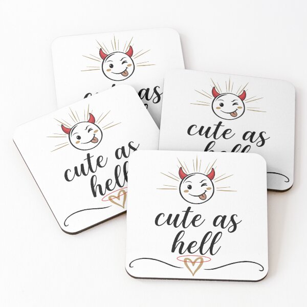 Item preview, Cute as hell smiley designed and sold by sannimoe.