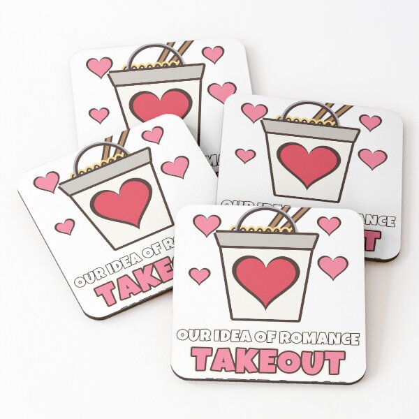 Item preview, Our Idea Of Romance Is Takeout On The Couch Funny Valentines Day Couple designed and sold by Bornprints.