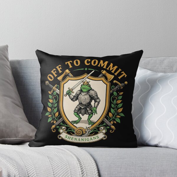 Item preview, Off to Commit Shenanigans Frog designed and sold by Millsoft.