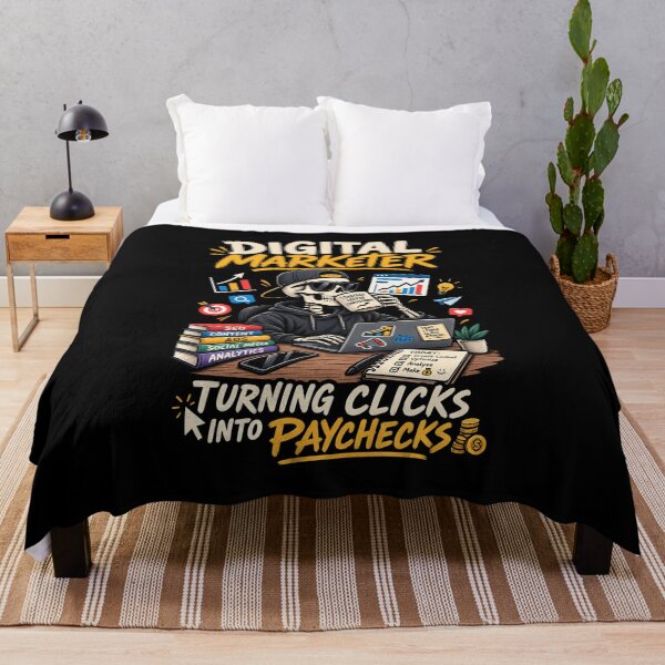 Item preview, Digital Marketer - Turning Clicks Into Paychecks designed and sold by SidTastic .