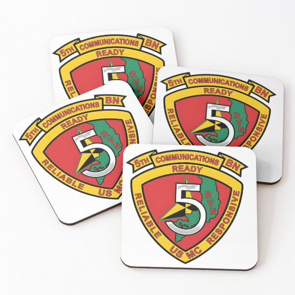 Item preview, 5th Communications Battalion USMC Vietnam Patch designed and sold by CharlieDesings.