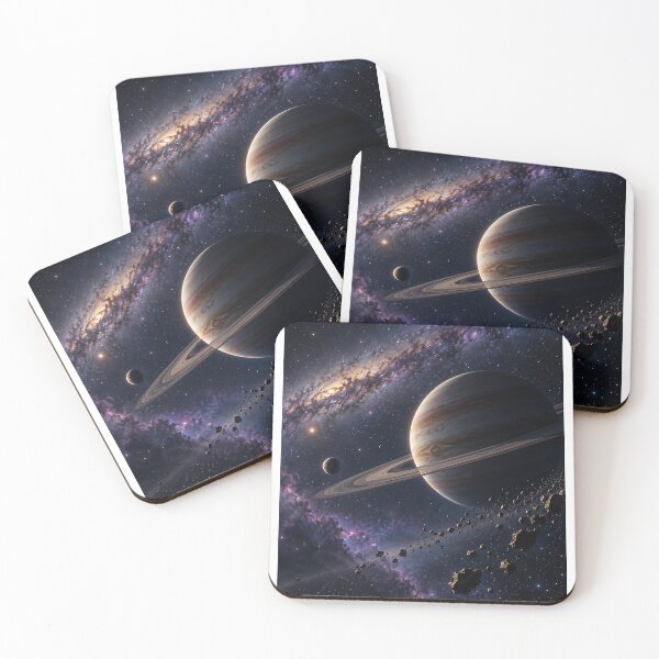 Item preview, The galaxy with a planet designed and sold by RobertMartinArt.