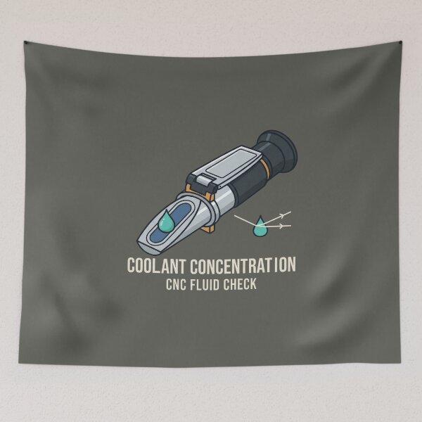Item preview, Coolant Concentration CNC Fluid Check Machinist Refractometer designed and sold by Amr Darwish Graphic designer.