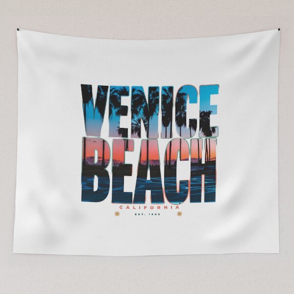 Item preview, Retro Venice Beach California Palm Trees Sunset Vintage West Coast Design designed and sold by AW2 Designs.