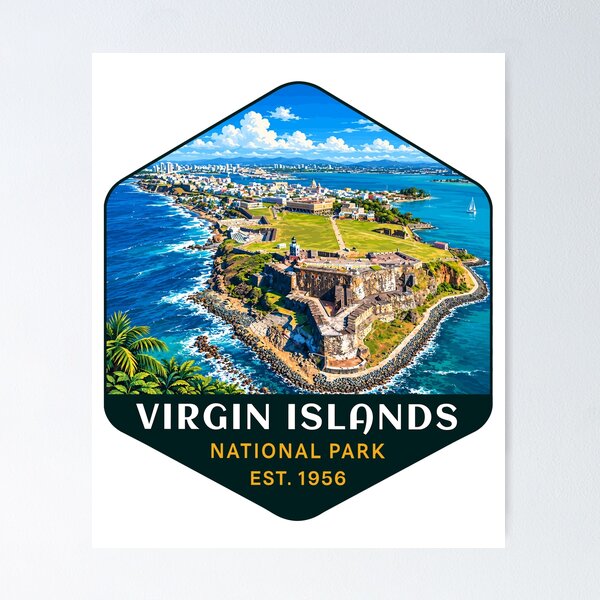 Item preview, Virgin Islands National Park Caribbean Beach Shirt designed and sold by Gideon Emmerich.