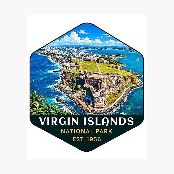 Item preview, Virgin Islands National Park Caribbean Beach Shirt designed and sold by Gideon Emmerich.