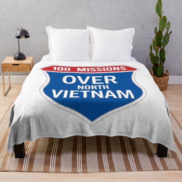Item preview, 100 Missions Over North Vietnam Military Patch designed and sold by CharlieDesings.