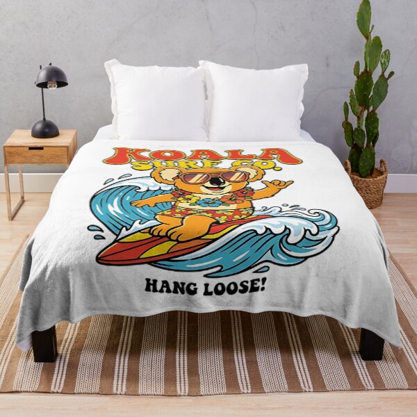 Item preview, Surfing Koala: Funny Koala Surfing the Waves designed and sold by SurfLab.