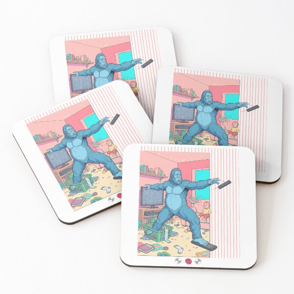 Item preview, Funny Bigfoot Yoga Fail - Wobbly Warrior Pose Comic Illustration designed and sold by Whimsy Trail Co.