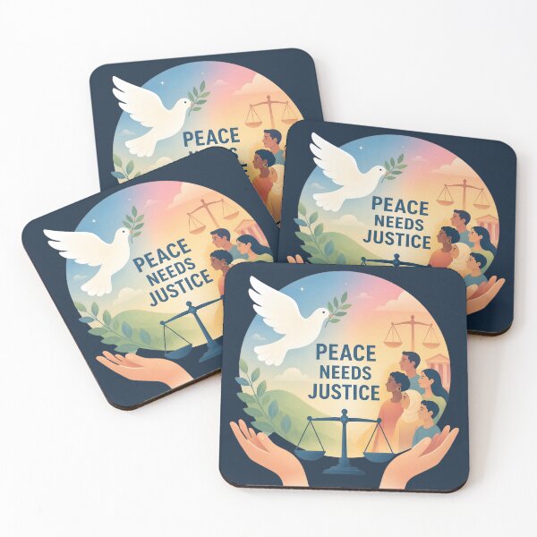 Item preview, Peace Needs Justice – Peace and Human Rights Awareness designed and sold by ManggaeJM.