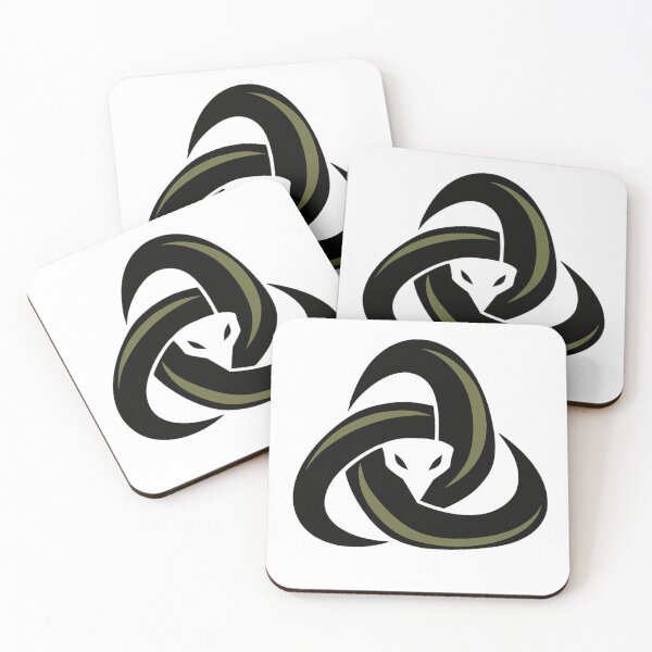 Item preview, Mystic Serpent Trinity Symbol Tribal Snake Emblem designed and sold by rigelcreation.