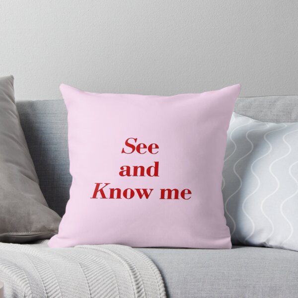 Item preview, (Red) See and Know Me Typography Art designed and sold by r-wan-design.
