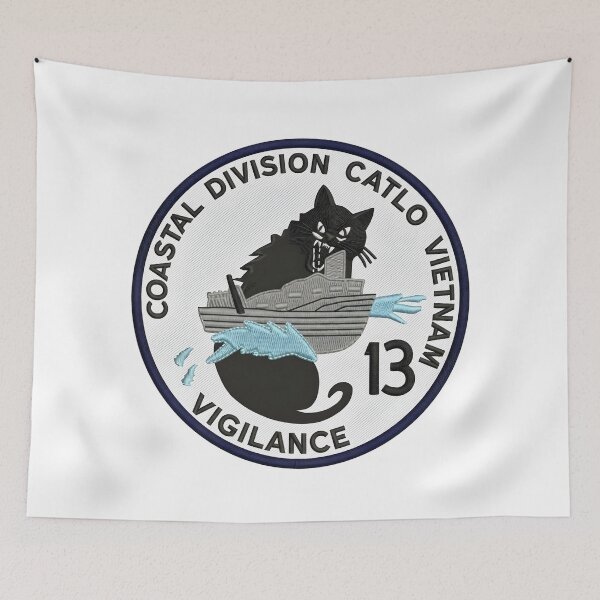 Item preview, Coastal Division 13 Catlo Vietnam Vigilance Patch    designed and sold by CharlieDesings.