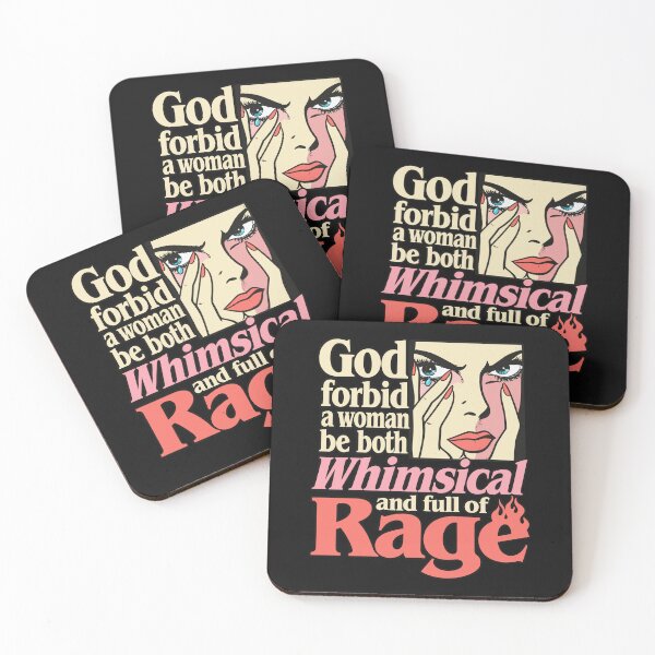 Item preview, God Forbid A Woman Be Both Whimsical And Full Of Rage designed and sold by Designart68.