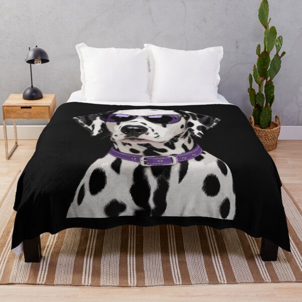 Item preview, Cool Dalmatian Dog Wearing Purple Sunglasses Pet Lover designed and sold by Designart68.