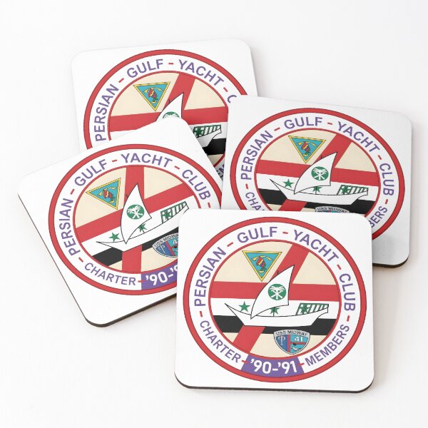 Item preview, Persian Gulf Yacht Club USS Midway Charter '90-'91 Patch    designed and sold by CharlieDesings.