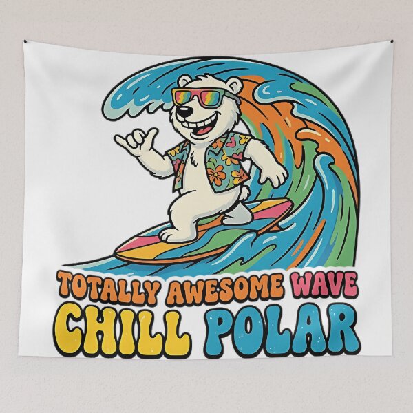 Item preview, Surfing Polar Bear: An Adventure on the Waves designed and sold by SurfLab.