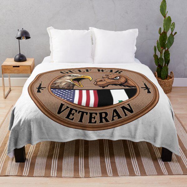 Item preview, Gulf War Veteran Eagle and Camel Military Morale Patch designed and sold by CharlieDesings.