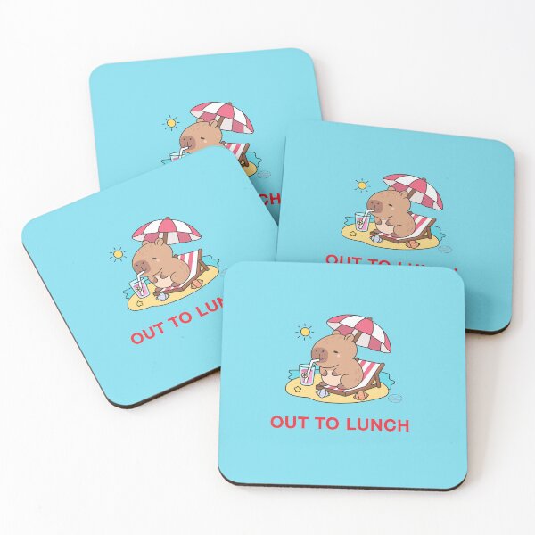 Item preview, Out to Lunch Capy designed and sold by ArtByMEDesigns.