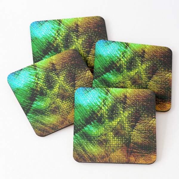 Item preview, Emerald Fusion – Green and Gold Abstract Art, Iridescent Texture Photography designed and sold by Visual Arts Dominika Cybuch.