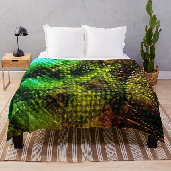 Item preview, Emerald Fusion – Green and Gold Abstract Art, Iridescent Texture Photography designed and sold by Visual Arts Dominika Cybuch.