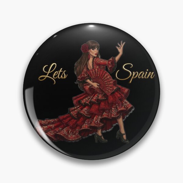 Artikelvorschau, Lasst uns eine spanische Flamencotänzerin im roten Kleid Kunst entworfen und verkauft von MaRCAStro.